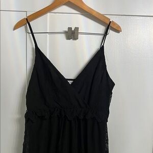 Blue Rain Black Lace Garment